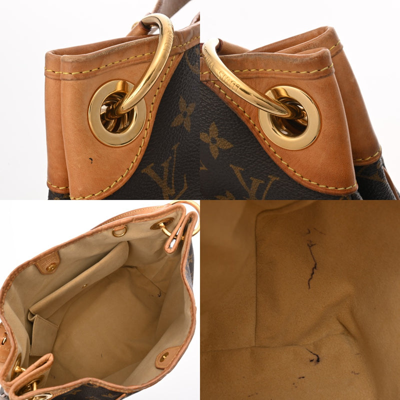 LOUIS VUITTON ルイヴィトン モノグラム ガリエラ PM ブラウン M56382 レディース モノグラムキャンバス ショルダーバッグ Bランク 中古 銀蔵