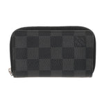 LOUIS VUITTON ルイヴィトン ダミエグラフィット ジッピーコインパース 黒/グレー N63076 メンズ ダミエキャンバス コインケース Aランク 中古 銀蔵