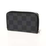 LOUIS VUITTON ルイヴィトン ダミエグラフィット ジッピーコインパース 黒/グレー N63076 メンズ ダミエキャンバス コインケース Aランク 中古 銀蔵