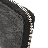 LOUIS VUITTON ルイヴィトン ダミエグラフィット ジッピーコインパース 黒/グレー N63076 メンズ ダミエキャンバス コインケース Aランク 中古 銀蔵