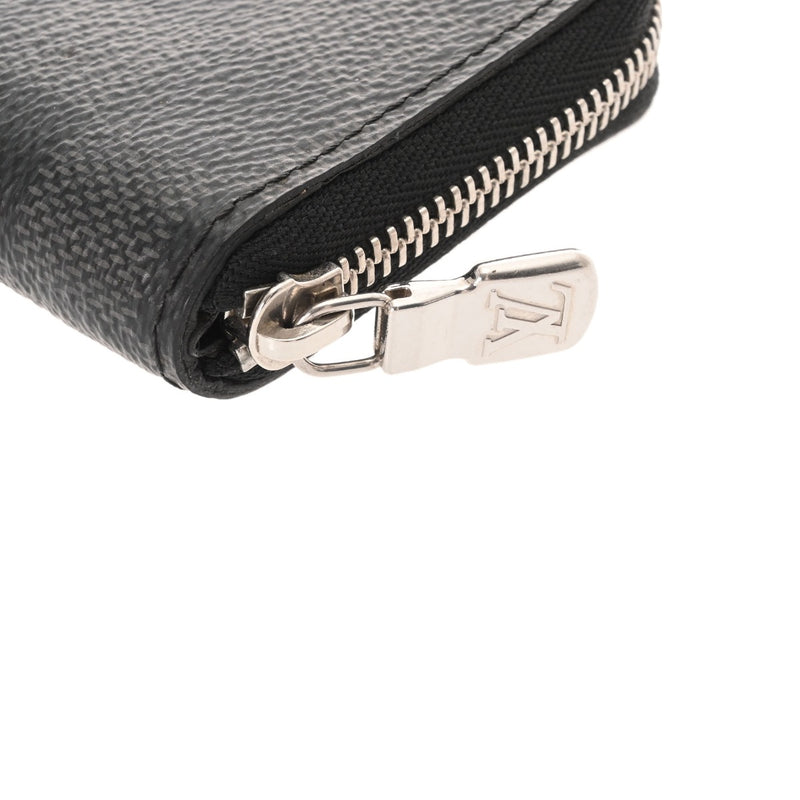 LOUIS VUITTON ルイヴィトン ダミエグラフィット ジッピーコインパース 黒/グレー N63076 メンズ ダミエキャンバス コインケース Aランク 中古 銀蔵