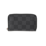 LOUIS VUITTON ルイヴィトン ダミエグラフィット ジッピーコインパース 黒/グレー N63076 メンズ ダミエキャンバス コインケース Aランク 中古 銀蔵