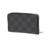 LOUIS VUITTON ルイヴィトン ダミエグラフィット ジッピーコインパース 黒/グレー N63076 メンズ ダミエキャンバス コインケース Aランク 中古 銀蔵