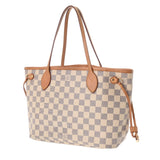 LOUIS VUITTON ルイヴィトン ダミエアズール ネヴァーフル PM 旧型 ホワイト N51110 レディース ダミエキャンバス ハンドバッグ Bランク 中古 銀蔵