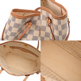 LOUIS VUITTON ルイヴィトン ダミエアズール ネヴァーフル PM 旧型 ホワイト N51110 レディース ダミエキャンバス ハンドバッグ Bランク 中古 銀蔵