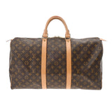 LOUIS VUITTON ルイヴィトン モノグラム キーポル 50 ブラウン M41426 ユニセックス モノグラムキャンバス ボストンバッグ ABランク 中古 銀蔵