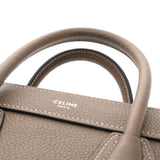 CELINE セリーヌ ラゲージ ナノ 2WAY スリ 189243 レディース ドラムドカーフ ハンドバッグ ABランク 中古 銀蔵