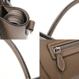 CELINE セリーヌ ラゲージ ナノ 2WAY スリ 189243 レディース ドラムドカーフ ハンドバッグ ABランク 中古 銀蔵