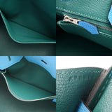 HERMES エルメス バーキン 30 ヴェルソ ブルーザンジバル/マラカイト A刻印(2017年頃) レディース トゴ ハンドバッグ Aランク 中古 銀蔵