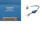 HERMES エルメス バーキン 30 ヴェルソ ブルーザンジバル/マラカイト A刻印(2017年頃) レディース トゴ ハンドバッグ Aランク 中古 銀蔵