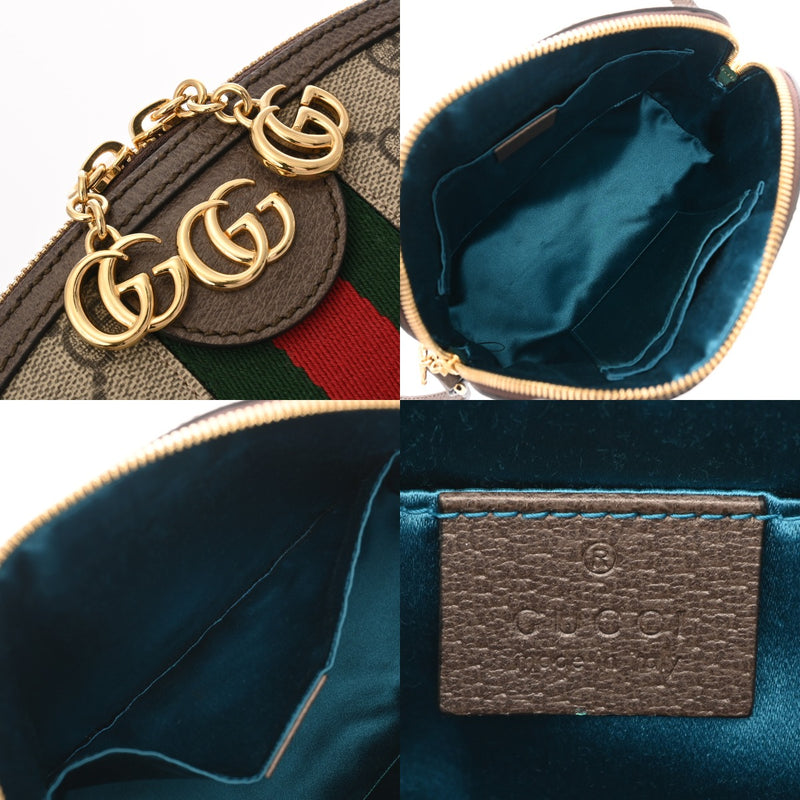 GUCCI グッチ ベージュ 499621 レディース GGスプリームキャンバス PVC ショルダーバッグ Aランク 中古 銀蔵