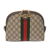 GUCCI グッチ ベージュ 499621 レディース GGスプリームキャンバス PVC ショルダーバッグ Aランク 中古 銀蔵