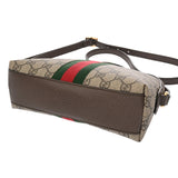 GUCCI グッチ ベージュ 499621 レディース GGスプリームキャンバス PVC ショルダーバッグ Aランク 中古 銀蔵