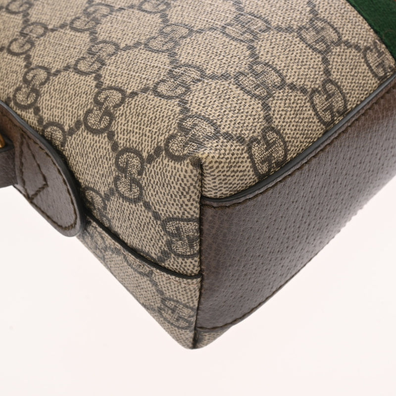 GUCCI グッチ ベージュ 499621 レディース GGスプリームキャンバス PVC ショルダーバッグ Aランク 中古 銀蔵