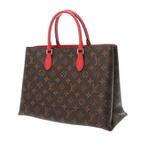 LOUIS VUITTON ルイヴィトン モノグラム フラワートート 2WAY コクリコ M43553 レディース モノグラムキャンバス ハンドバッグ Aランク 中古 銀蔵
