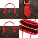 LOUIS VUITTON ルイヴィトン モノグラム フラワートート 2WAY コクリコ M43553 レディース モノグラムキャンバス ハンドバッグ Aランク 中古 銀蔵