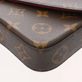 LOUIS VUITTON ルイヴィトン モノグラム ポシェットフェリシー フューシャ M81896 レディース モノグラムキャンバス ショルダーバッグ Aランク 中古 銀蔵
