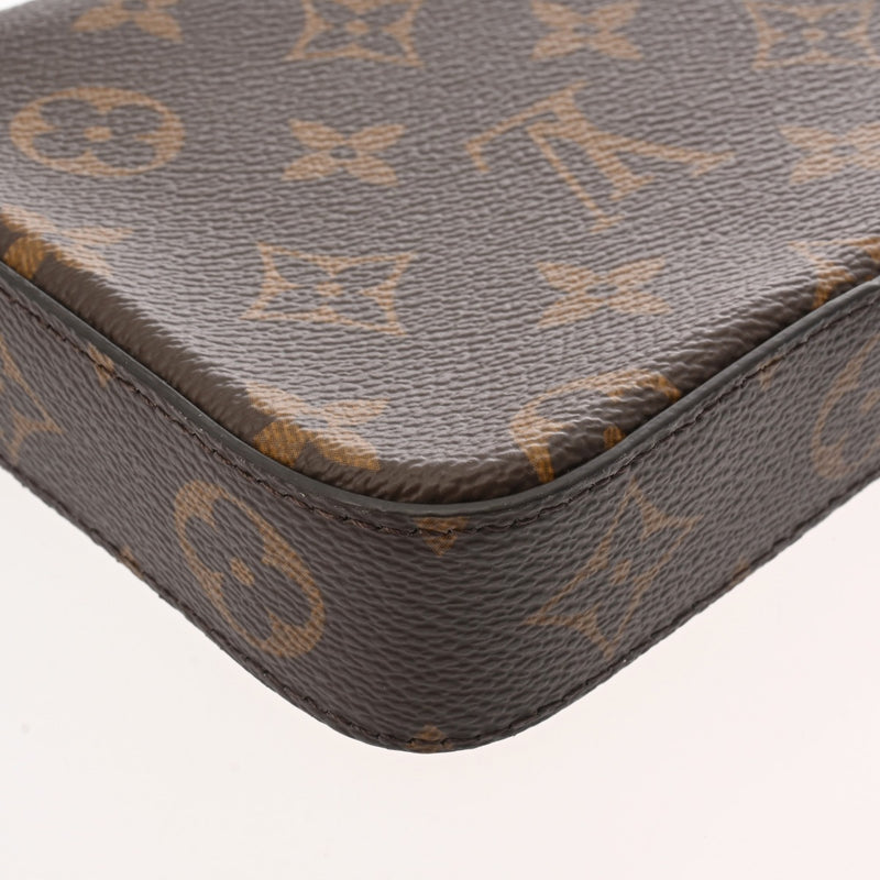 LOUIS VUITTON ルイヴィトン モノグラム ポシェットフェリシー フューシャ M81896 レディース モノグラムキャンバス ショルダーバッグ Aランク 中古 銀蔵