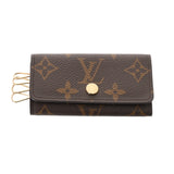 LOUIS VUITTON ルイヴィトン モノグラム 4連キーケース ミュルティクレ4 ブラウン M69517 ユニセックス モノグラムキャンバス キーケース ABランク 中古 銀蔵