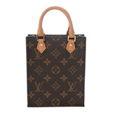 LOUIS VUITTON ルイヴィトン モノグラム プティット サックプラ ブラウン M81295 レディース モノグラムキャンバス ハンドバッグ ABランク 中古 銀蔵