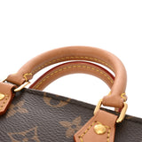 LOUIS VUITTON ルイヴィトン モノグラム プティット サックプラ ブラウン M81295 レディース モノグラムキャンバス ハンドバッグ ABランク 中古 銀蔵