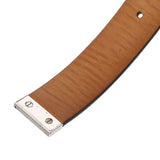 LOUIS VUITTON ルイヴィトン モノグラム サンチュール キャレ 95cm ブラウン シルバー金具 M6801 メンズ モノグラムキャンバス ベルト Bランク 中古 銀蔵