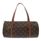 LOUIS VUITTON ルイヴィトン モノグラム パピヨン GM 旧型 ブラウン M51365 レディース モノグラムキャンバス ハンドバッグ Bランク 中古 銀蔵