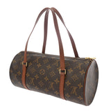 LOUIS VUITTON ルイヴィトン モノグラム パピヨン GM 旧型 ブラウン M51365 レディース モノグラムキャンバス ハンドバッグ Bランク 中古 銀蔵