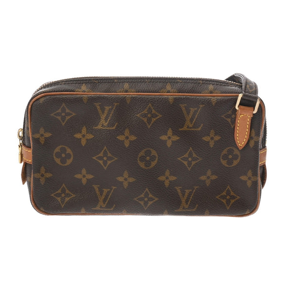 LOUIS VUITTON ルイヴィトン モノグラム マルリーバンドリエール ブラウン M51828 レディース モノグラムキャンバス ショルダーバッグ Bランク 中古 銀蔵