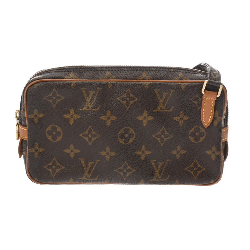 LOUIS VUITTON ルイヴィトン モノグラム マルリーバンドリエール ブラウン M51828 レディース モノグラムキャンバス ショルダーバッグ Bランク 中古 銀蔵
