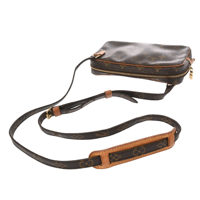 LOUIS VUITTON ルイヴィトン モノグラム マルリーバンドリエール ブラウン M51828 レディース モノグラムキャンバス ショルダーバッグ Bランク 中古 銀蔵
