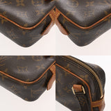 LOUIS VUITTON ルイヴィトン モノグラム マルリーバンドリエール ブラウン M51828 レディース モノグラムキャンバス ショルダーバッグ Bランク 中古 銀蔵