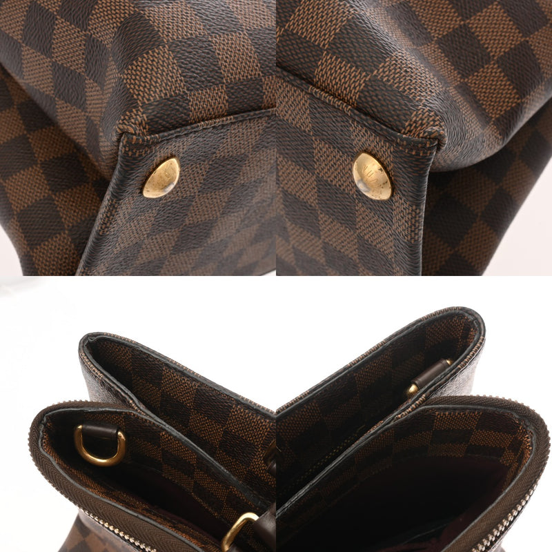 LOUIS VUITTON ルイヴィトン ダミエ ブロンプトン 2way ブラウン N41582 ユニセックス ダミエキャンバス ショルダーバッグ ABランク 中古 銀蔵
