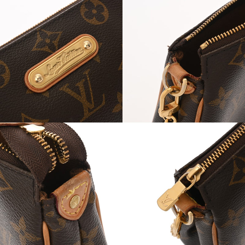 LOUIS VUITTON ルイヴィトン モノグラム エヴァ 2WAY ブラウン M95567 レディース モノグラムキャンバス ショルダーバッグ Bランク 中古 銀蔵