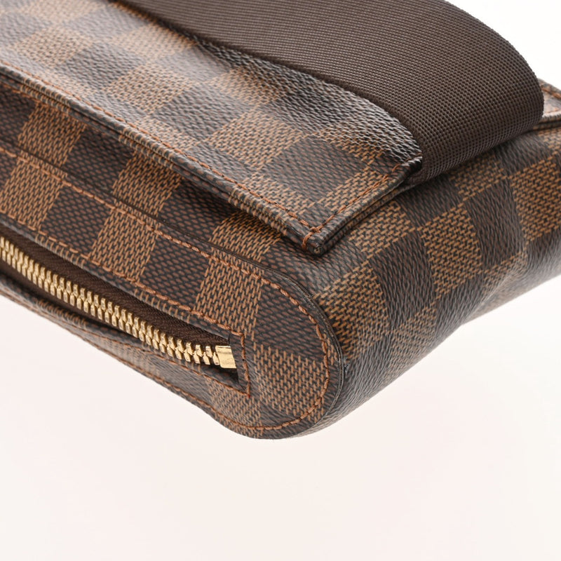 LOUIS VUITTON ルイヴィトン ダミエ ジェロニモス ブラウン N51994 ユニセックス ダミエキャンバス ショルダーバッグ Aランク 中古 銀蔵