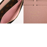 LOUIS VUITTON ルイヴィトン モノグラム ポルトフォイユクレマンス ブラウン ローズバレリーヌ M61298 レディース モノグラムキャンバス 長財布 ABランク 中古 銀蔵