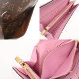 LOUIS VUITTON ルイヴィトン モノグラム ポルトフォイユ サラ イリュストレクルーズ ブラウン ピンク M62137 レディース モノグラムキャンバス 長財布 Bランク 中古 銀蔵