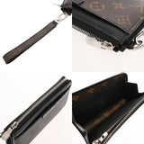 LOUIS VUITTON ルイヴィトン モノグラムマカサー ジッピードラゴンヌ ブラウン/ブラック M69407 メンズ モノグラムキャンバス 長財布 Aランク 中古 銀蔵