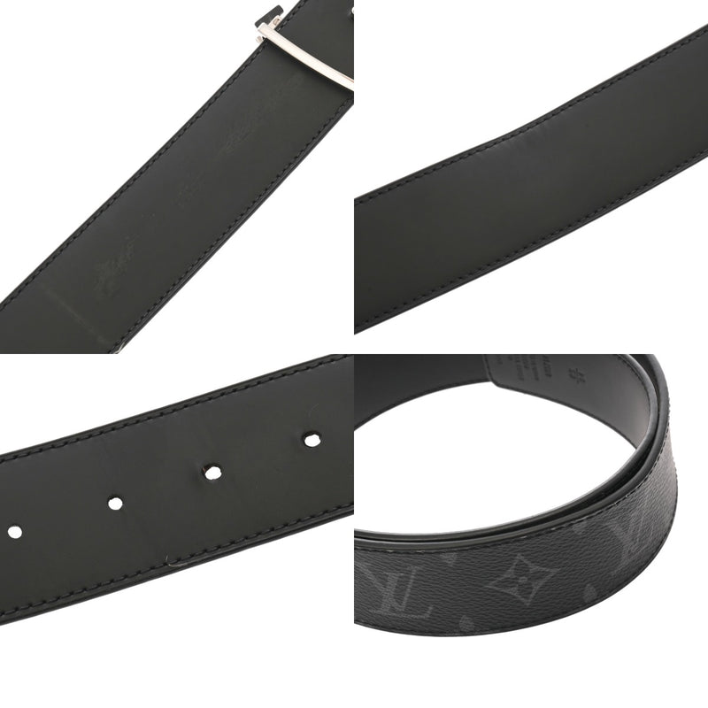 LOUIS VUITTON ルイヴィトン LVシェイク 40 MM リバーシブル ブラック シルバー金具 M0714V メンズ モノグラムキャンバス カーフレザー ベルト ABランク 中古 銀蔵