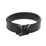 LOUIS VUITTON ルイヴィトン LVシェイク 40 MM リバーシブル ブラック シルバー金具 M0714V メンズ モノグラムキャンバス カーフレザー ベルト ABランク 中古 銀蔵