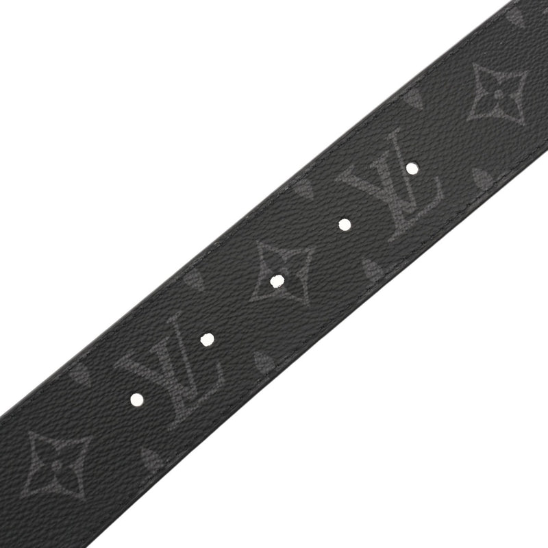 LOUIS VUITTON ルイヴィトン LVシェイク 40 MM リバーシブル ブラック シルバー金具 M0714V メンズ モノグラムキャンバス カーフレザー ベルト ABランク 中古 銀蔵