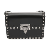 VALENTINO ヴァレンティノ ショルダーバッグ ブラック レディース レザー ショルダーバッグ Aランク 中古 銀蔵