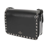 VALENTINO ヴァレンティノ ショルダーバッグ ブラック レディース レザー ショルダーバッグ Aランク 中古 銀蔵
