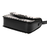 VALENTINO ヴァレンティノ ショルダーバッグ ブラック レディース レザー ショルダーバッグ Aランク 中古 銀蔵