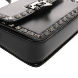 VALENTINO ヴァレンティノ ショルダーバッグ ブラック レディース レザー ショルダーバッグ Aランク 中古 銀蔵