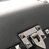 VALENTINO ヴァレンティノ ショルダーバッグ ブラック レディース レザー ショルダーバッグ Aランク 中古 銀蔵