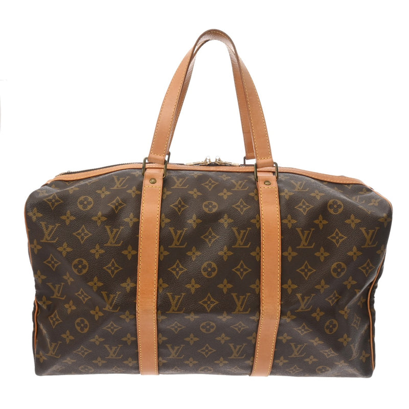 LOUIS VUITTON ルイヴィトン モノグラム サックスープル 45 ブラウン M41624 ユニセックス モノグラムキャンバス ボストンバッグ Bランク 中古 銀蔵