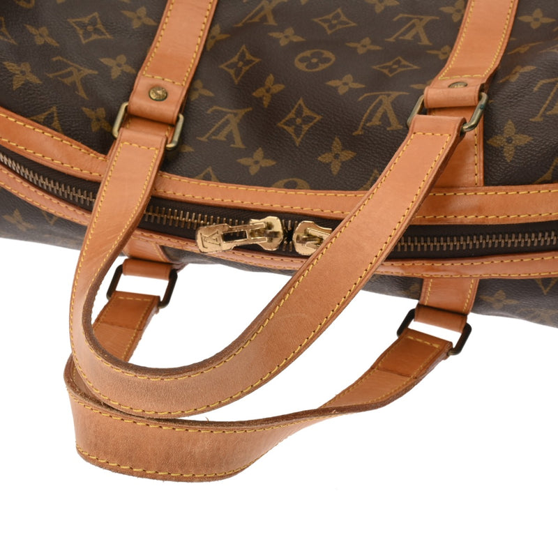 LOUIS VUITTON ルイヴィトン モノグラム サックスープル 45 ブラウン M41624 ユニセックス モノグラムキャンバス ボストンバッグ Bランク 中古 銀蔵