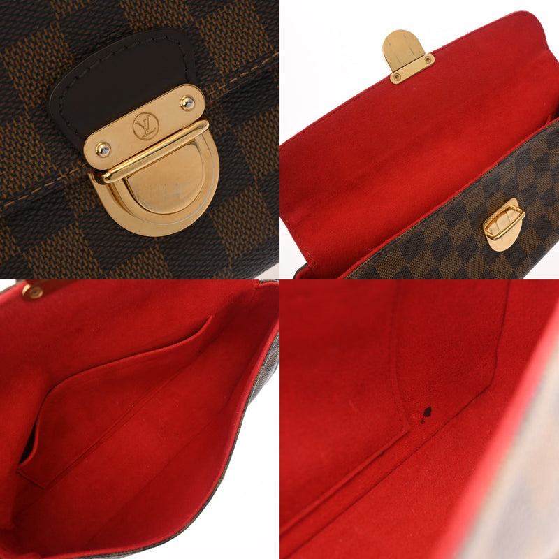 LOUIS VUITTON ルイヴィトン ダミエ ラヴェッロ PM ブラウン N60007 レディース ダミエキャンバス ショルダーバッグ ABランク 中古 銀蔵