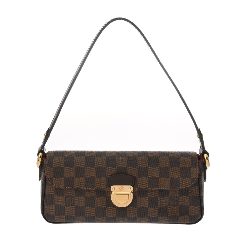 LOUIS VUITTON ルイヴィトン ダミエ ラヴェッロ PM ブラウン N60007 レディース ダミエキャンバス ショルダーバッグ ABランク 中古 銀蔵